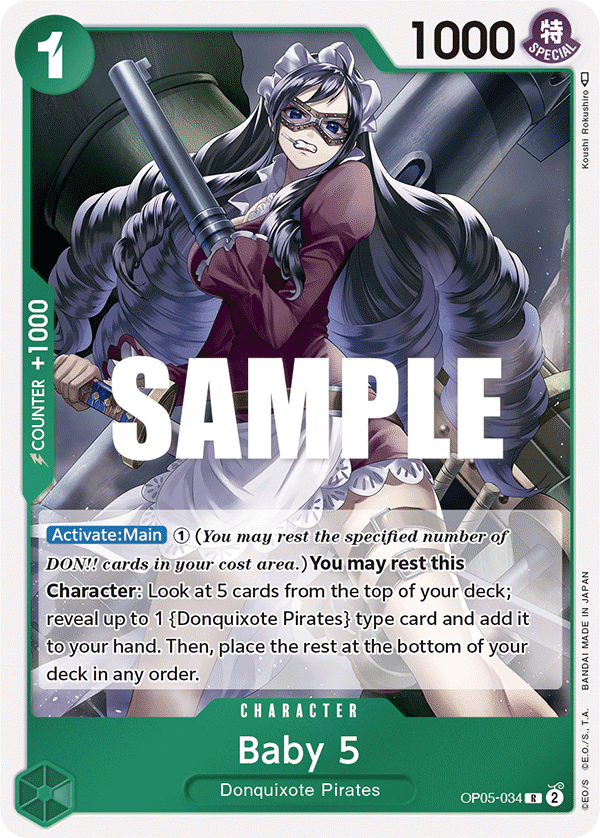 OPTCG Awakening of the New Era OP05-034 Baby 5