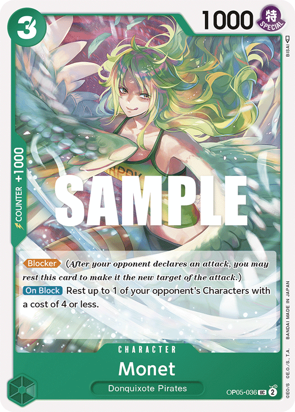 OPTCG Awakening of the New Era OP05-036 Monet