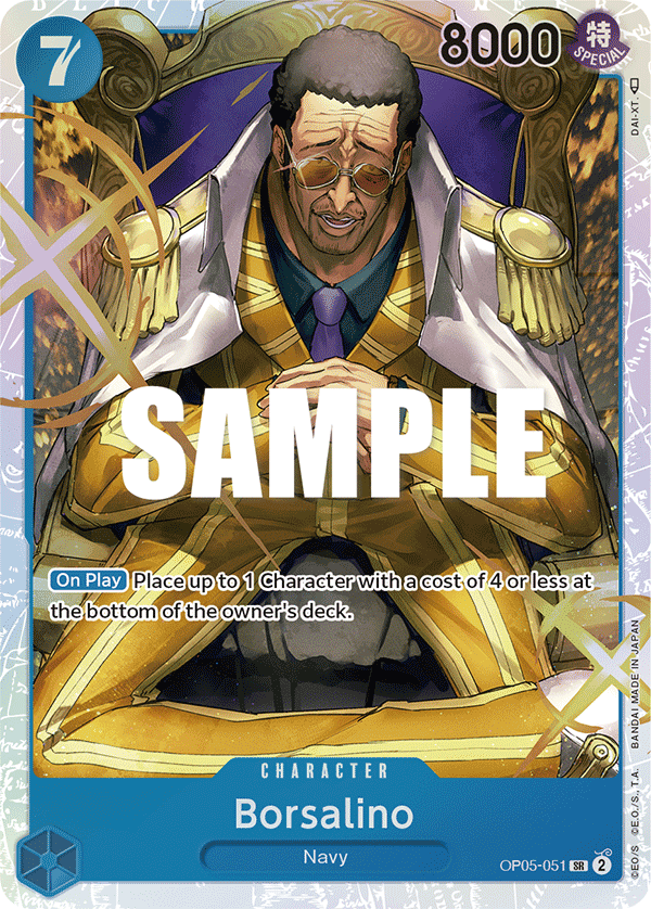 OPTCG Awakening of the New Era OP05-051 Borsalino (SR)