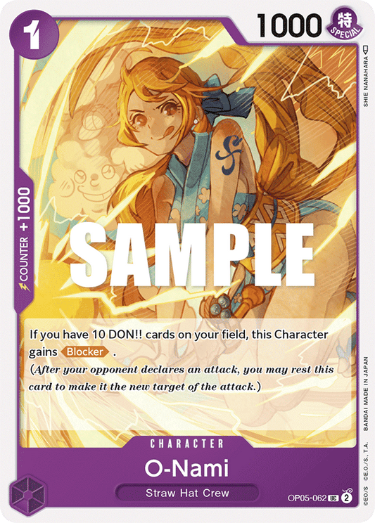 OPTCG Awakening of the New Era OP05-062 O-Nami