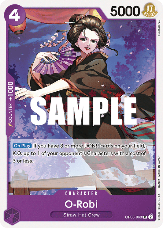 OPTCG Awakening of the New Era OP05-063 O-Robi