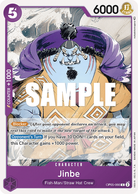 OPTCG Awakening of the New Era OP05-066 Jinbe