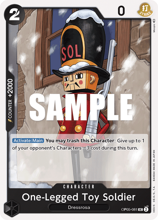 OPTCG Awakening of the New Era OP05-081 One-Legged Toy Soldier