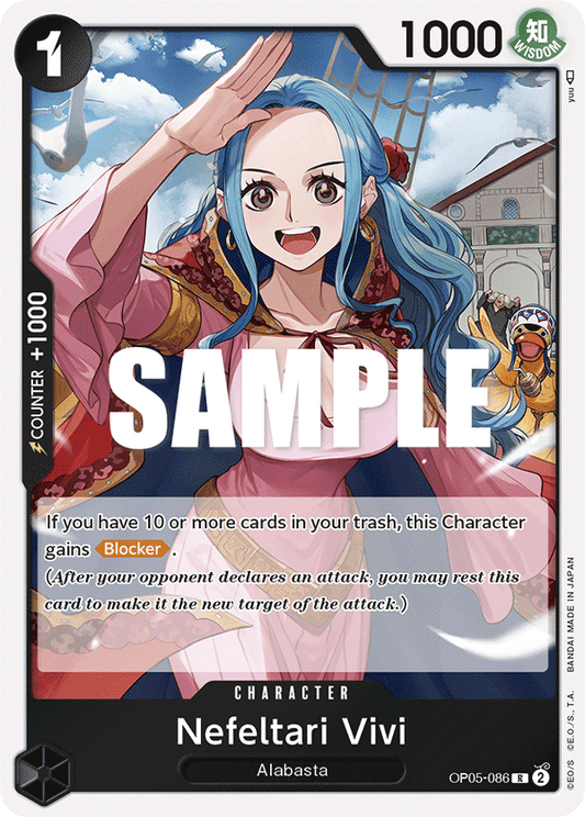 OPTCG Awakening of the New Era OP05-086 Nefeltari Vivi