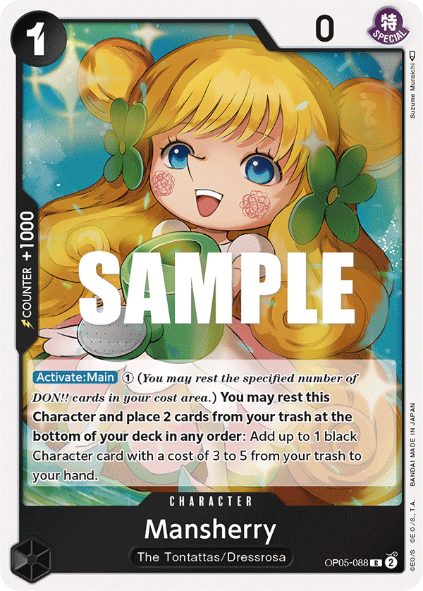 OPTCG Awakening of the New Era OP05-088 Mansherry