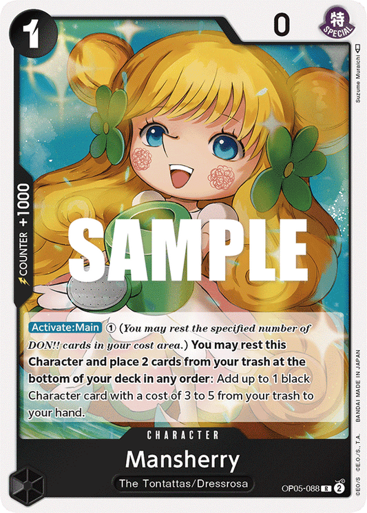 OPTCG Awakening of the New Era OP05-088 Mansherry