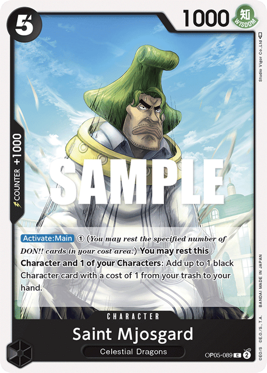 OPTCG Awakening of the New Era OP05-089 Saint Mjosgard