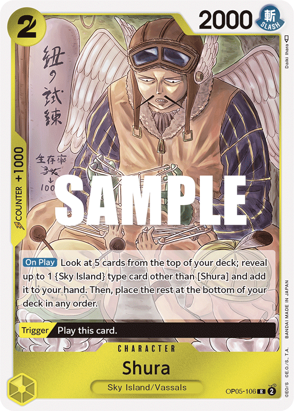 OPTCG Awakening of the New Era OP05-106 Shura