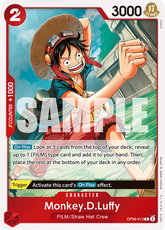 OPTCG Wings of the Captain OP06-013 Monkey.D.Luffy