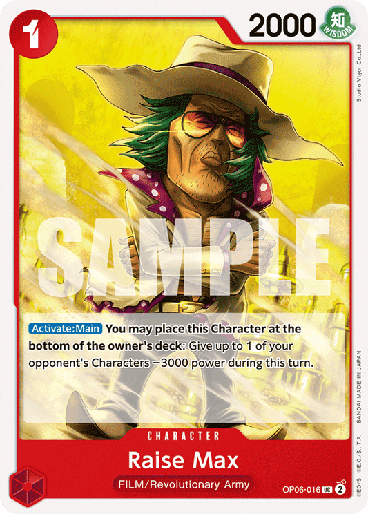 OPTCG Wings of the Captain OP06-016 Raise Max