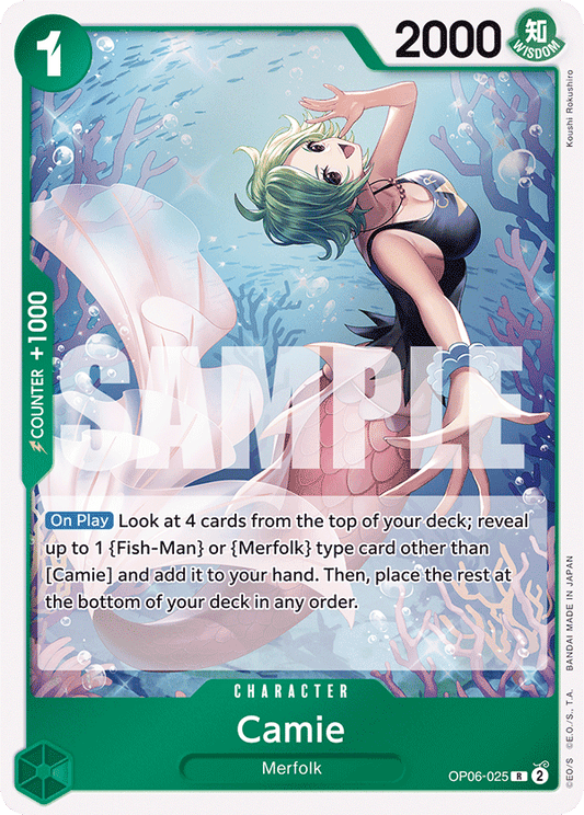 OPTCG Wings of the Captain OP06-025 Camie