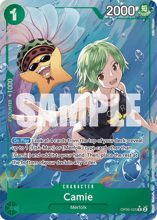 OPTCG Wings of the Captain OP06-025 Camie Alternate Art