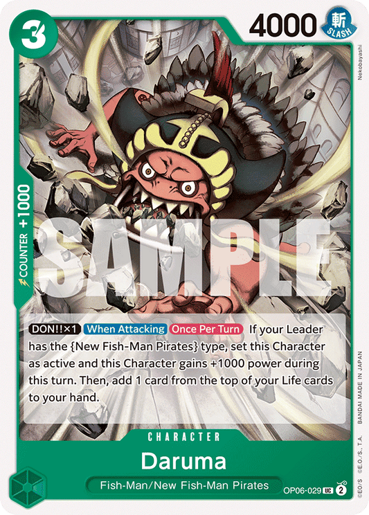 OPTCG Wings of the Captain OP06-029 Daruma