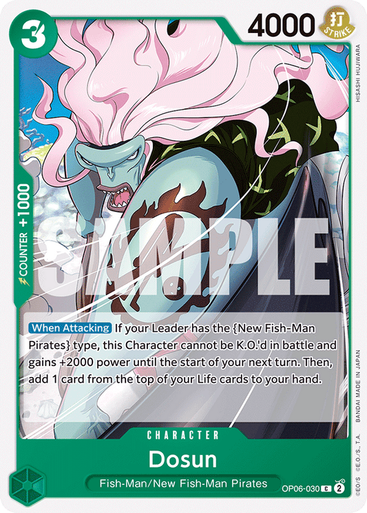 OPTCG Wings of the Captain OP06-030 Dosun