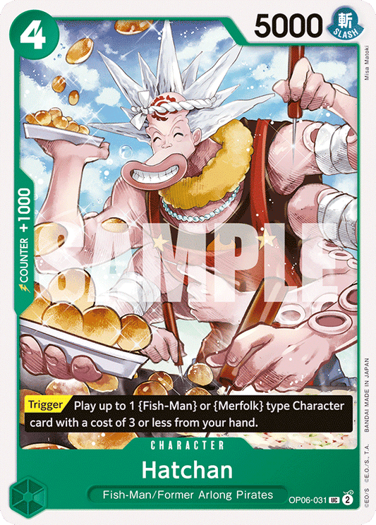 OPTCG Wings of the Captain OP06-031 Hatchan