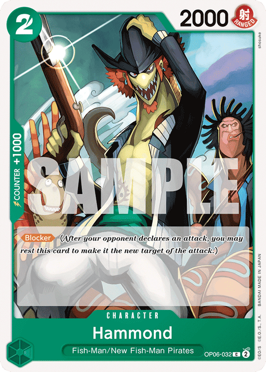 OPTCG Wings of the Captain OP06-032 Hammond