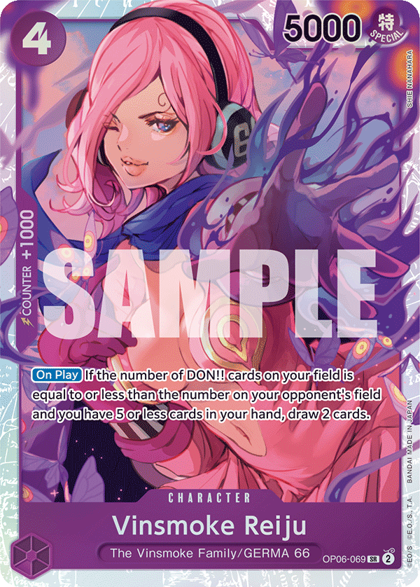 OPTCG Wings of the Captain OP06-069 Vinsmoke Reiju (SR)