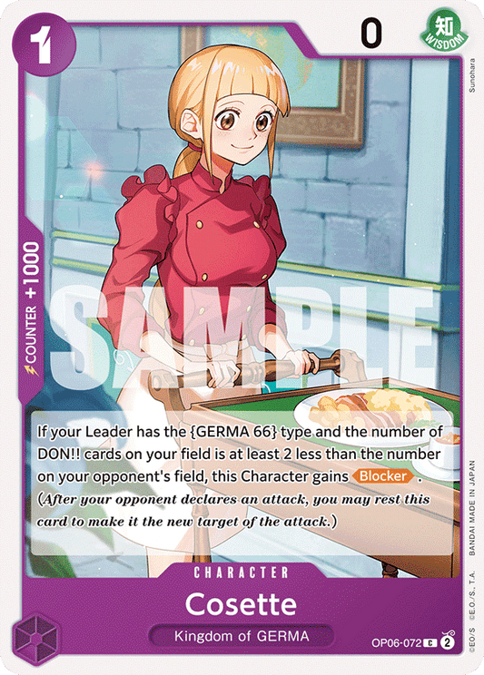 OPTCG Wings of the Captain OP06-072 Cosette