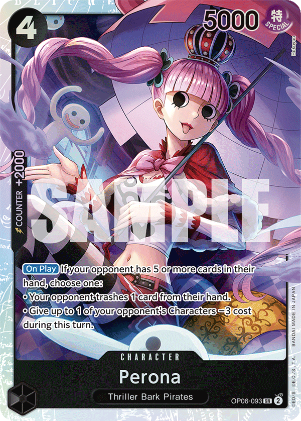 OPTCG Wings of the Captain OP06-093 Perona (SR)
