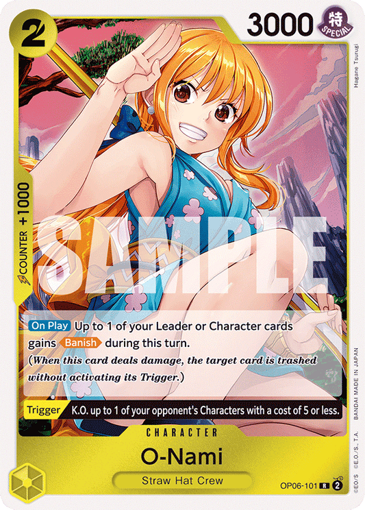 OPTCG Wings of the Captain OP06-101 O-Nami