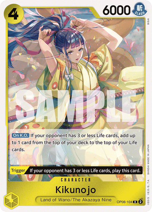 OPTCG Wings of the Captain OP06-104 Kikunojo