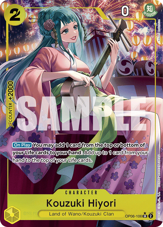 OPTCG Wings of the Captain OP06-106 Kouzuki Hiyori (SR) Alternate Art