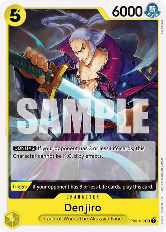 OPTCG Wings of the Captain OP06-109 Denjiro