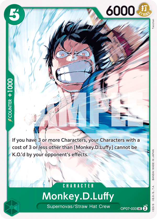 OPTCG 500 Years in the Future OP07-033 Monkey.D.Luffy