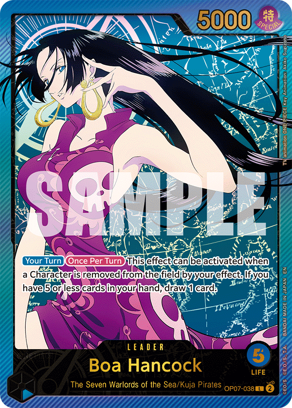 OPTCG Anime 25th Collection OP07-038 Boa Hancock (Leader) Special Rare