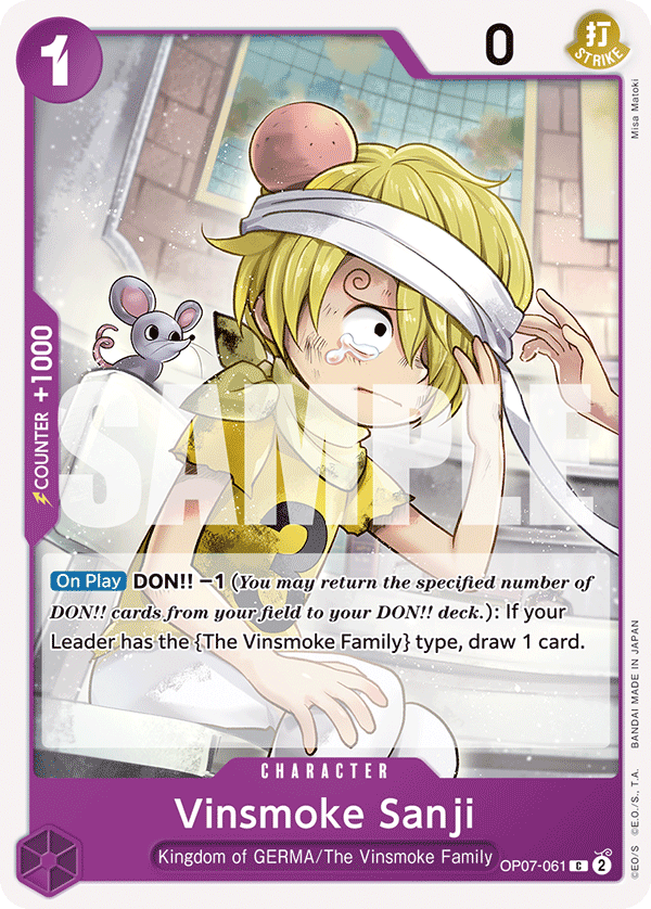 OPTCG 500 Years in the Future OP07-061 Vinsmoke Sanji