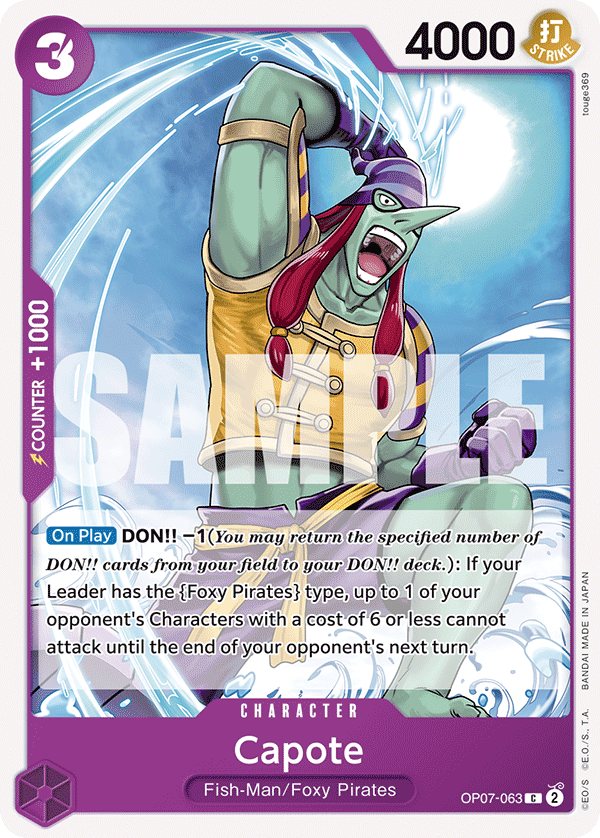 OPTCG 500 Years in the Future OP07-063 Capote