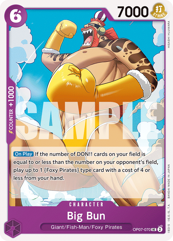 OPTCG 500 Years in the Future OP07-070 Big Bun