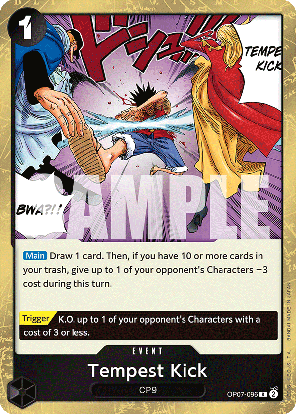 OPTCG 500 Years in the Future OP07-096 Tempest Kick