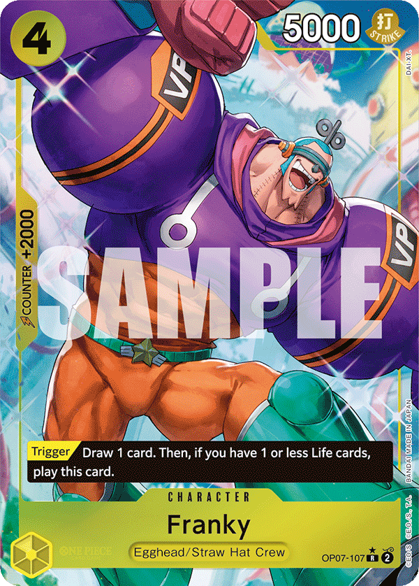 OPTCG 500 Years in the Future OP07-107 Franky Alternate Art