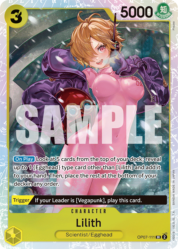 OPTCG 500 Years in the Future OP07-111 Lilith (SR)