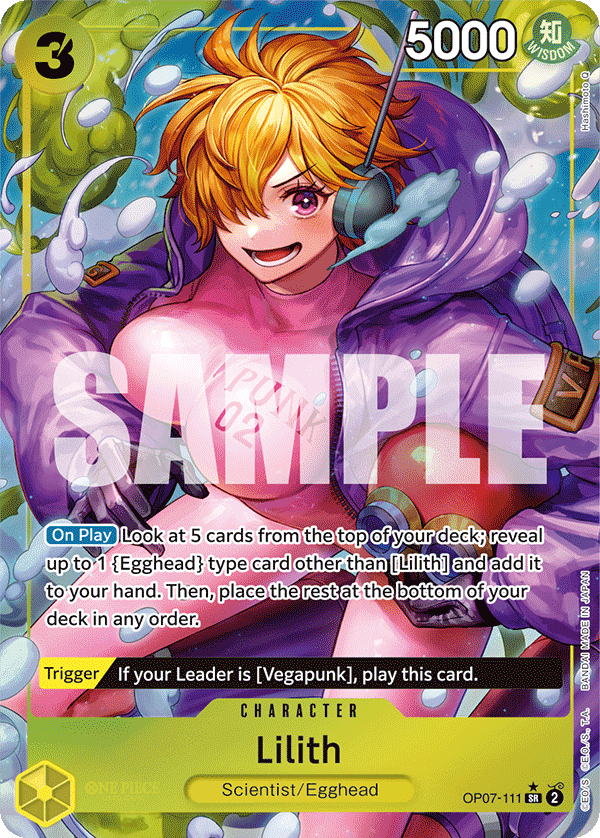 OPTCG 500 Years in the Future OP07-111 Lilith (SR) Alternate Art