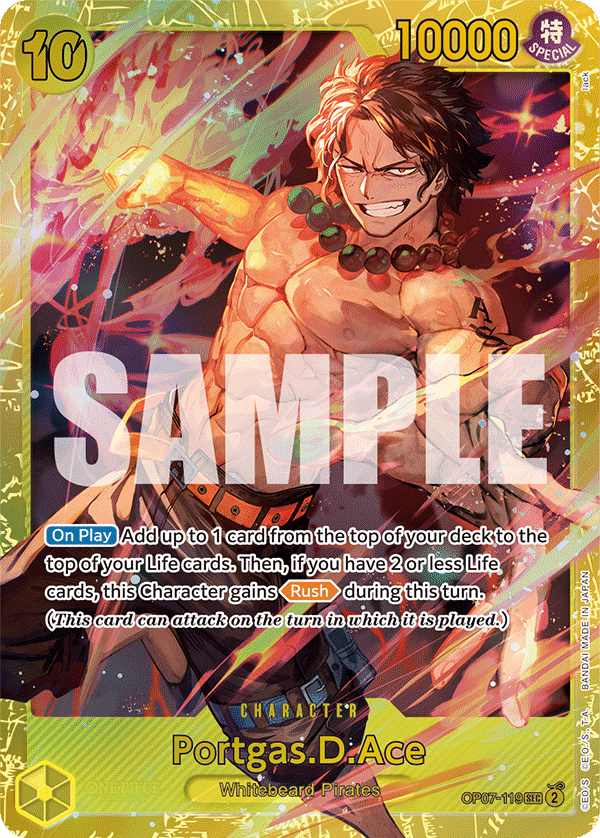 OPTCG 500 Years in the Future OP07-119 Portgas.D.Ace (SEC)