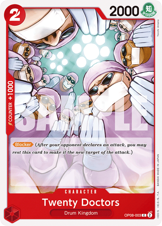 OPTCG Two Legends OP08-003 Twenty Doctors