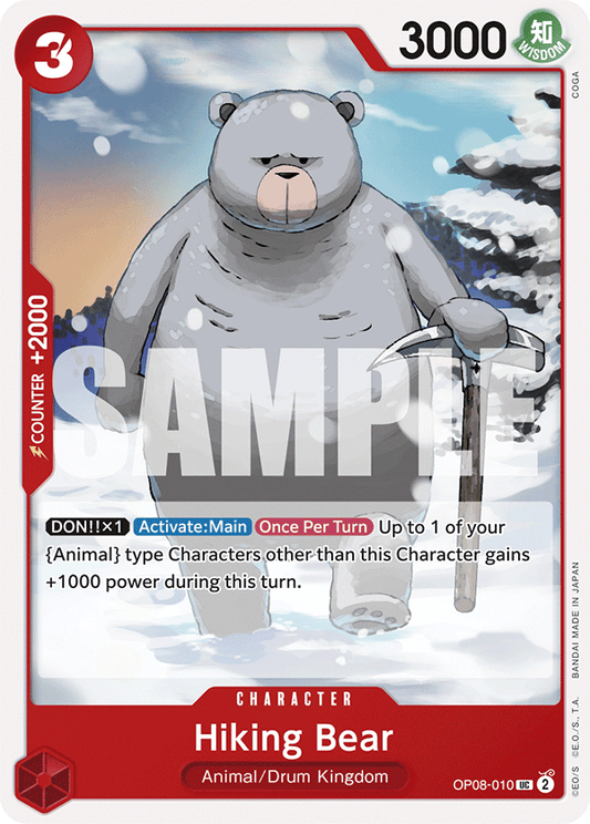 OPTCG Two Legends OP08-010 Hiking Bear