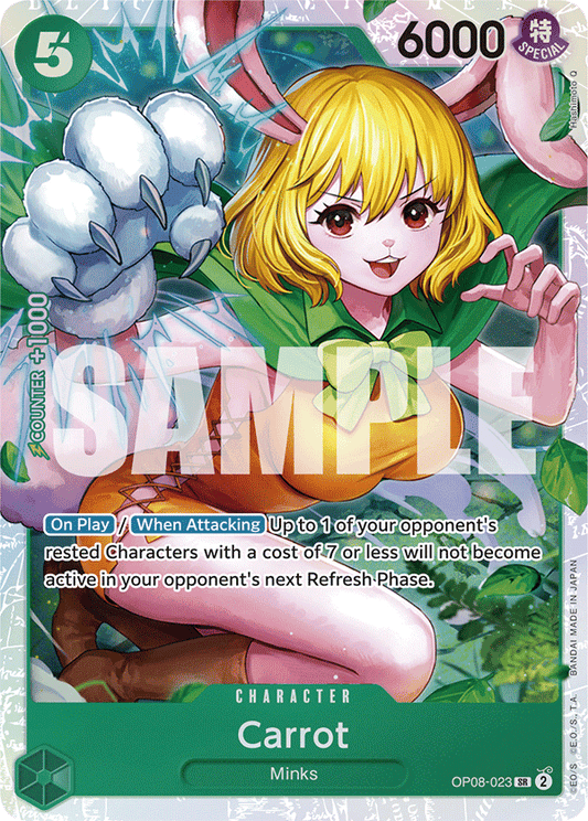 OPTCG Two Legends OP08-023 Carrot (SR)