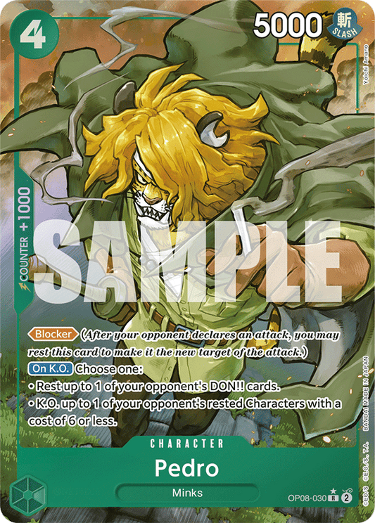 OPTCG Two Legends OP08-030 Pedro Alternate Art