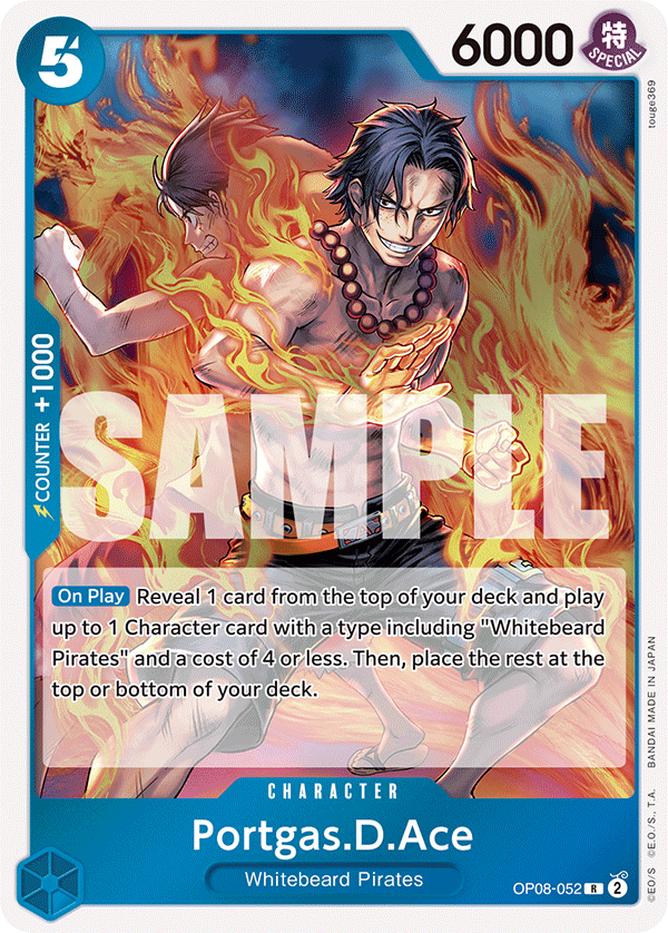 OPTCG Two Legends OP08-052 Portgas.D.Ace