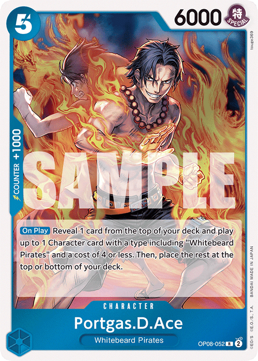 OPTCG Two Legends OP08-052 Portgas.D.Ace