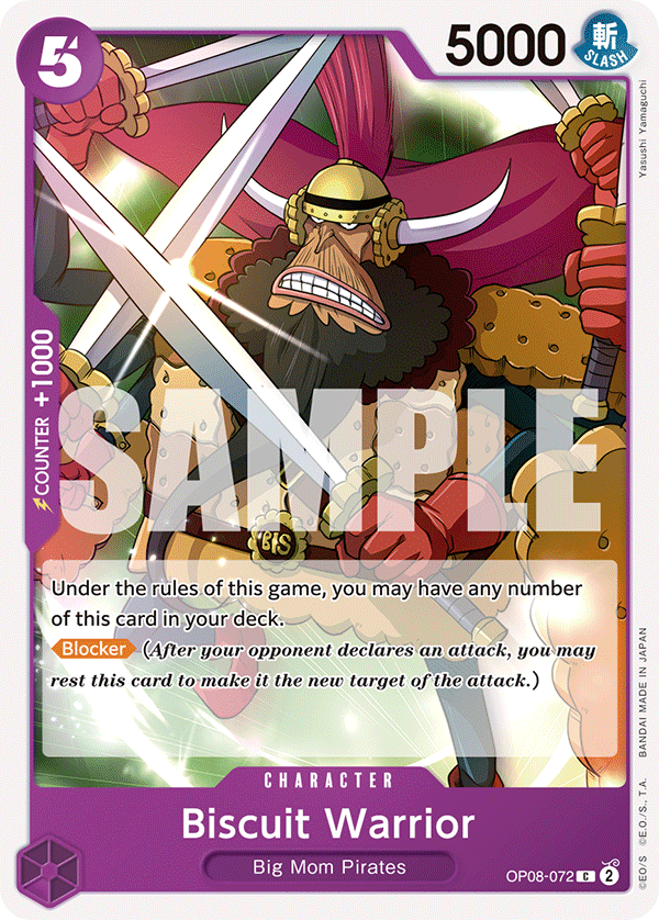 OPTCG Two Legends OP08-072 Biscuit Warrior