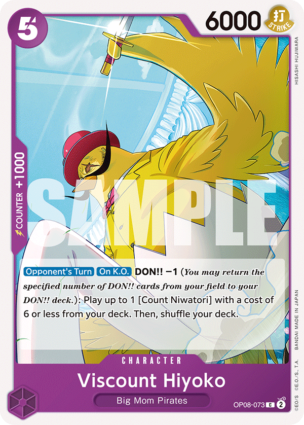 OPTCG Two Legends OP08-073 Viscount Hiyoko