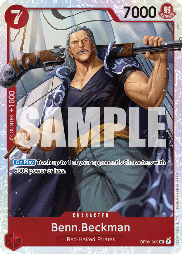 OPTCG Emperors in the New World OP09-009 Benn.Beckman (SR)