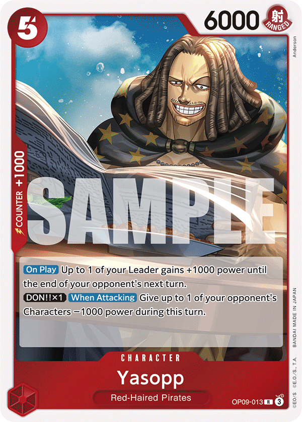 OPTCG Emperors in the New World OP09-013 Yasopp