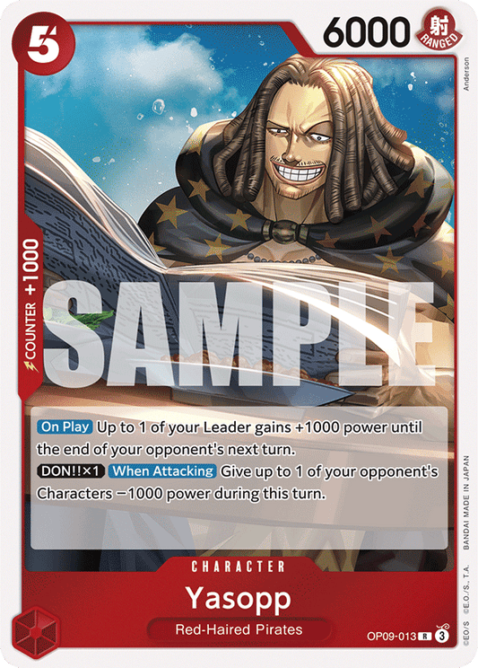 OPTCG Emperors in the New World OP09-013 Yasopp