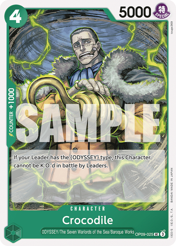 OPTCG Emperors in the New World OP09-025 Crocodile