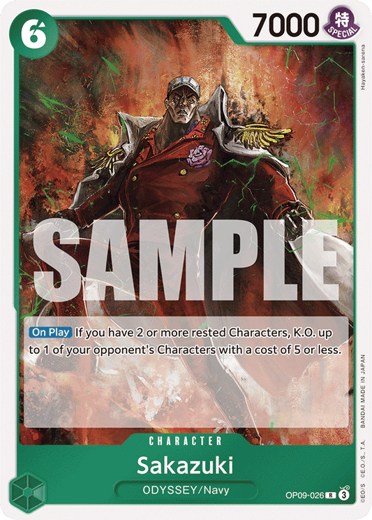 OPTCG Emperors in the New World OP09-026 Sakazuki
